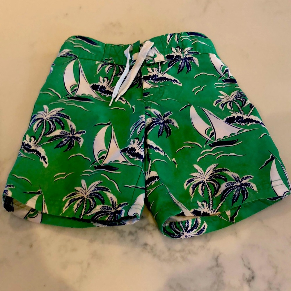 Gently used Janie and Jack swim trunks